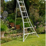 Niwaki Driepoot Tuinladder 240 cm Snoeiladder Tripod Ladder - Plukladder