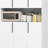 Moderne Keukenkast Voorraadkast Breed 2 deurs 40x119x175 cm - Wit