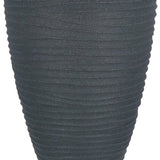 Plantenbak/Bloembak Hoog Rond 40 cm met Ribbels