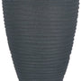 Plantenbak/Bloembak Hoog Rond 40 cm met Ribbels