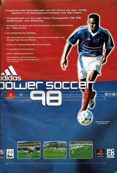Adidas Power Soccer 98 (1998) - Big Box -PC