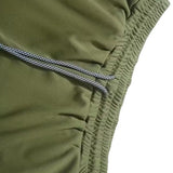 SparkNine Stridex fitness short heren - dubbellaags - met telefoonzak - L - groen - sneldrogend - met handdoeklus & zakken - functioneel & comfortabel