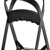 Houtklover van Koolstofstaal - Houtsplitter 20x24x 37 cm - Zwart