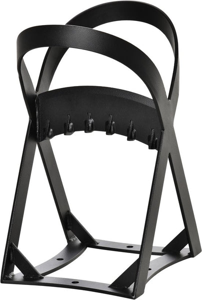 Houtklover van Koolstofstaal - Houtsplitter 20x24x 37 cm - Zwart