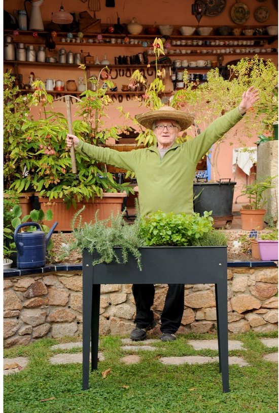 Herstera Garden® Urban Plantenbak HG08901901 - Verhoogde Moestuin - Antraciet