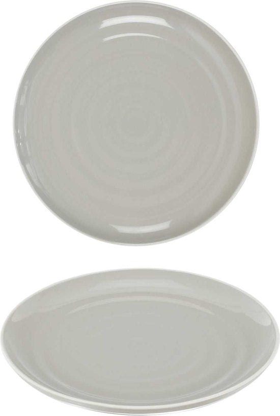 6 persoons 18-delig servies Aardewerk Bi-Color