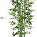 Kunstplant Bamboe Roomdivider 180 cm Hoog - Groen