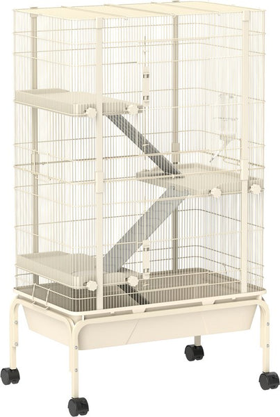 Chinchilla en Hamsterkooi met 4 Verdiepingen - 48x88x150 cm