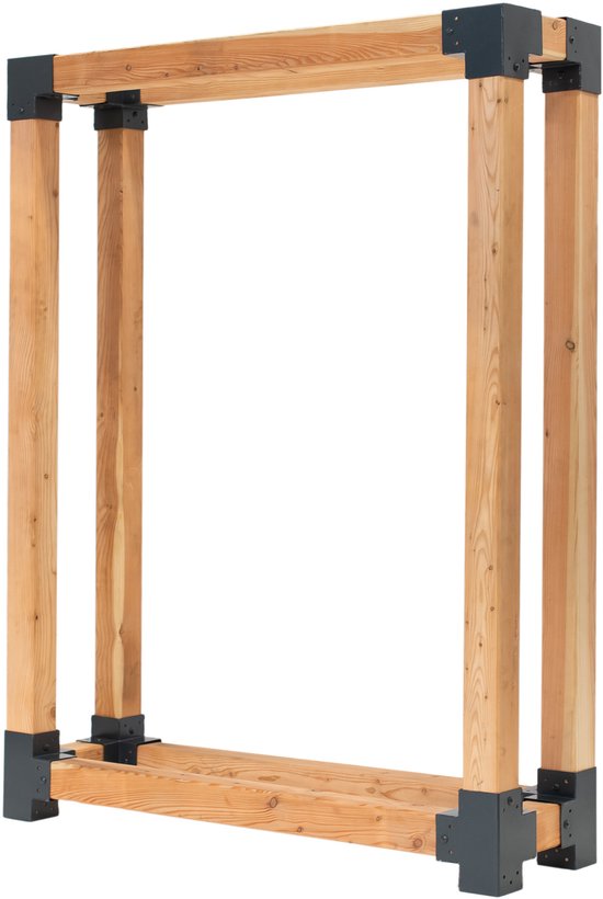 Westmann HaardHout Houtopslag Houtrek WMKR3020 - Brandhoutrek 40x138x180cm