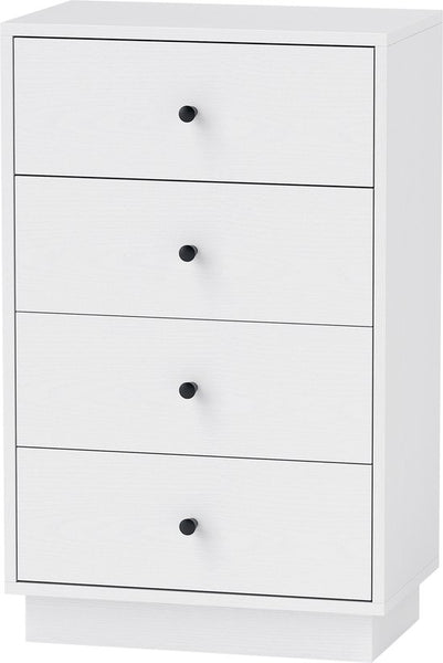 4goodz Ladenkast met 4 Laden 29x47x 79 cm - Wit