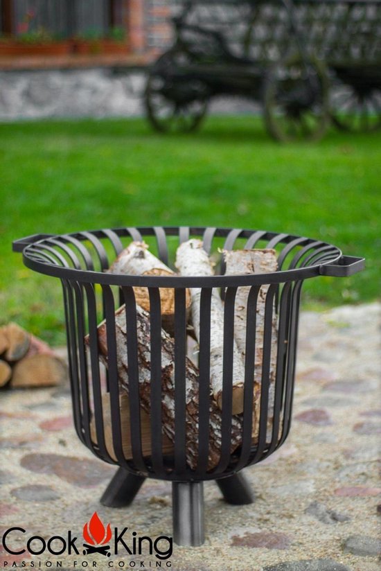 CookKing Vuurkorf - Zwart - Vuurkorf voor - Voor