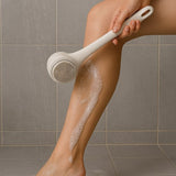 Elektrische Doucheborstel met 5 Opzetstukken – Wit – Diepe Reiniging & Massage – Oplaadbaar – Waterproof – Voor Rug, Benen & Gezicht