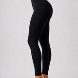 Serenafit sportlegging - M - zwart - hoge taille - zacht & comfortabel materiaal - tweede huid - stretch - buikcontrole