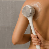 Elektrische Doucheborstel met 5 Opzetstukken – Wit – Diepe Reiniging & Massage – Oplaadbaar – Waterproof – Voor Rug, Benen & Gezicht