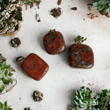 Sasemy - Edelsteen - Jaspis - Rode Jaspis - Edelstenen - Edelsteen Hanger - Edelsteen Ketting - Verjaardag cadeau - Cadeau - Moederdag Cadeau - Vaderdag Cadeau - Sinterklaas cadeau - Kerstcadeau