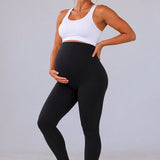 SparkNine Mamaactive maternity legging - XXL - zwart - hoge taille - rekbaar - zacht & ademend materiaal - ondersteunend - zwangerschapslegging