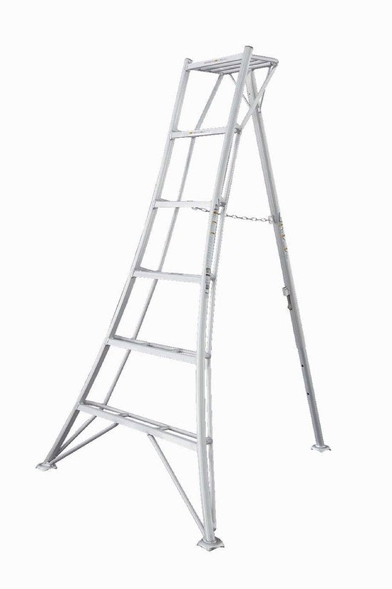 Niwaki Driepoot Tuinladder 180 cm Snoeiladder Tripod Ladder - Plukladder