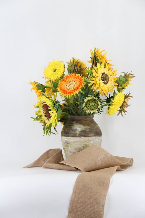 DIY Bloemen Knutselset van Crêpepapier – Maak Zelf Papieren Bloemen & Boeket – Creatieve Hobby Set voor Volwassenen & Kinderen – Inclusief Instructies