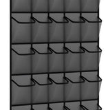 Schoenenkast Hangend - Schoenenzak 30 vakken - Opbergen van Schoenen aan Deur - Schoenenzak Grijs - Oplossing voor rondslingerende schoenen - Hoogwaardige Schoenenkast