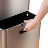 Luzzo Kansas Push Afvalscheidingsprullenbak 63 liter 3 bakken