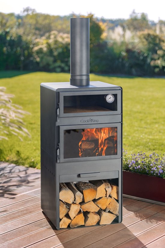 CookKing Tuinhaard Vento - Hoge Kwaliteit Staal - Handgemaakt in Europa - Tuinhaard