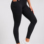 SparkNine Pacepocket dames sportlegging - met handige zakken - XS - zwart - hoge taille - elastisch - squatproof - niet doorschijnend