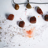 Sasemy - Edelsteen - Jaspis - Rode Jaspis - Edelstenen - Edelsteen Hanger - Edelsteen Ketting - Verjaardag cadeau - Cadeau - Moederdag Cadeau - Vaderdag Cadeau - Sinterklaas cadeau - Kerstcadeau