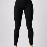 SparkNine Serenafit sportlegging - S - zwart - hoge taille - zacht & comfortabel materiaal - tweede huid - stretch - buikcontrole