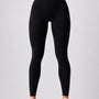 SparkNine Serenafit sportlegging - S - zwart - hoge taille - zacht & comfortabel materiaal - tweede huid - stretch - buikcontrole