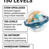 DMG Supply Maze Ball - 150 Levels - Puzzelbal - Breinbreker - Doolhofspel - Reisspel - Ø13 cm