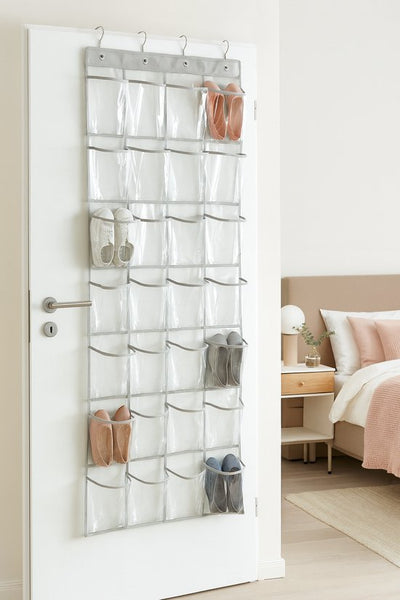 Schoenenkast Hangend - Schoenenzak 35 vakken - Opbergen van Schoenen aan Deur - Schoenenzak Transparant - Oplossing voor rondslingerende schoenen - Hoogwaardige Schoenenkast