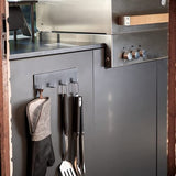 FireTech BBQ-tang Premium - 46 cm RVS - Antislip Handvat met Ophangbeugel BBQ Accesoires - Zware Duurzame Kwaliteit