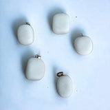 Sasemy - Edelsteen -Melk Kwarts - Edelstenen - Edelsteen Hanger - Edelsteen Ketting - Verjaardag - Cadeau - Moederdag - Sinterklaas cadeau - Kerst cadeau