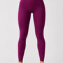 SparkNine Serenafit sportlegging - S - rood - hoge taille - zacht & comfortabel materiaal - tweede huid - stretch - buikcontrole