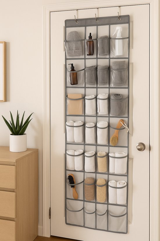 Schoenenkast Hangend - Schoenenzak 35 vakken - Opbergen van Schoenen aan Deur - Schoenenzak Transparant - Oplossing voor rondslingerende schoenen - Hoogwaardige Schoenenkast