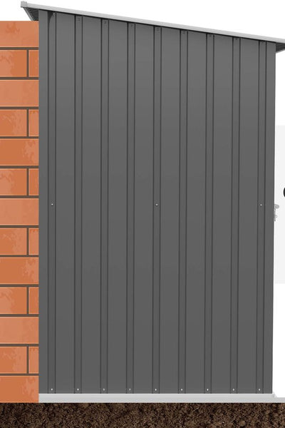 Gereedschapsschuur Metaal - 100x103x160 cm - Grijs