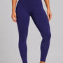 SparkNine Pacepocket dames sportlegging - met handige zakken - XS - blauw - hoge taille - elastisch - squatproof - niet doorschijnend