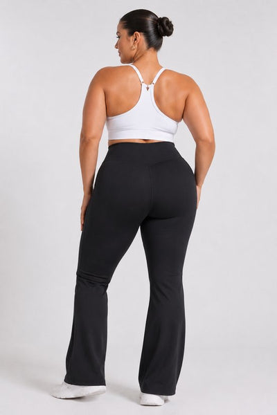 Flare Broek - Flared Pants met Zakken - Legging met &