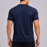 SparkNine Pulsegear sport t-shirt - heren - sneldrogend & ademend - S - donkerblauw - lichtgewicht - ideaal voor trainen, rennen & fitness