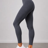 SparkNine Serenafit sportlegging - M - grijs - hoge taille - zacht & comfortabel materiaal - tweede huid - stretch - buikcontrole