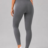 SparkNine Mamaactive zwangerschapslegging - M - grijs - hoge taille - rekbaar - zacht & ademend materiaal - ondersteunend - maternity
