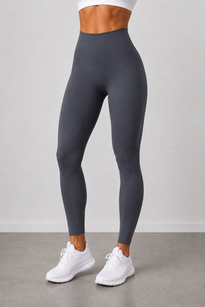 SparkNine Serenafit sportlegging - XS - grijs - hoge taille - zacht & comfortabel materiaal - tweede huid - stretch - buikcontrole