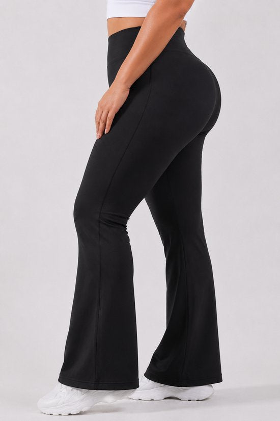 Flare Broek - Flared Pants met Zakken - Legging met &