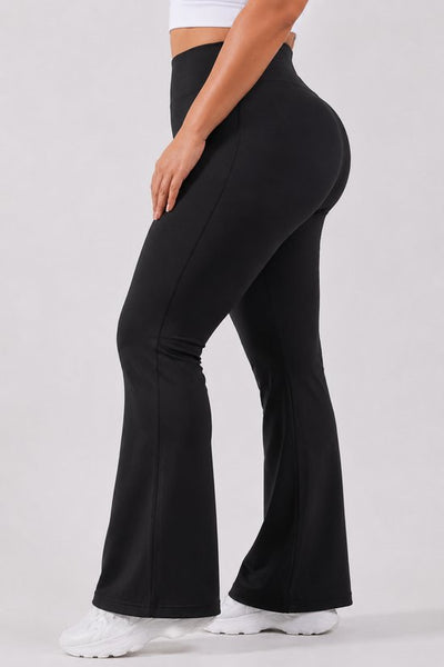 Flare Broek - Flared Pants met Zakken - Legging met &