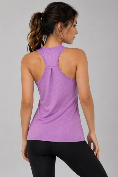 SparkNine Aeris sporttop - sport tanktop - crossover rug - mouwloos - sneldrogend & ademend