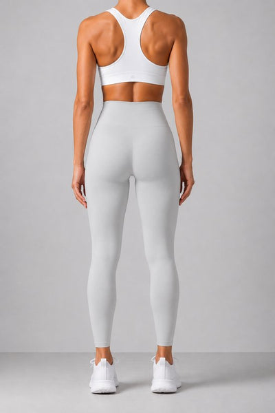 SparkNine Serenafit sportlegging - M - wit - hoge taille - zacht & comfortabel materiaal - tweede huid - stretch - buikcontrole