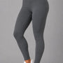 SparkNine Softflex zachte legging met zakken - dames sportlegging - comfy legging - S - grijs - hoge taille - elastisch - zacht materiaal - comfortabel
