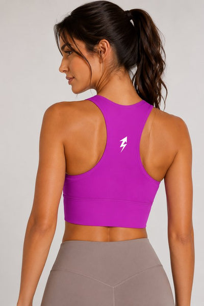 SparkNine Coreshield sportbeha - met ingebouwde pads - S - roze - push-up sport-bh - high impact ondersteuning - push-up - ademend