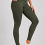 SparkNine Pacepocket dames sportlegging - met handige zakken - L - groen - hoge taille - elastisch - squatproof - niet doorschijnend