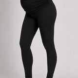 SparkNine Mamamove maternity legging - XL - zwart - zachte stof - comfortabel & ondersteunend - rekbaar - zwangerschapslegging